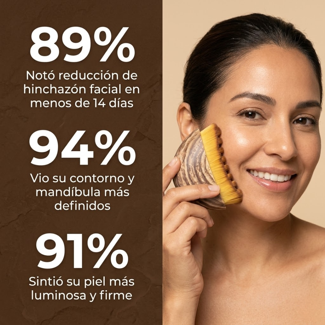 LUVAWELL | Cepillo Facial Para Masajes de Drenaje Linfatico