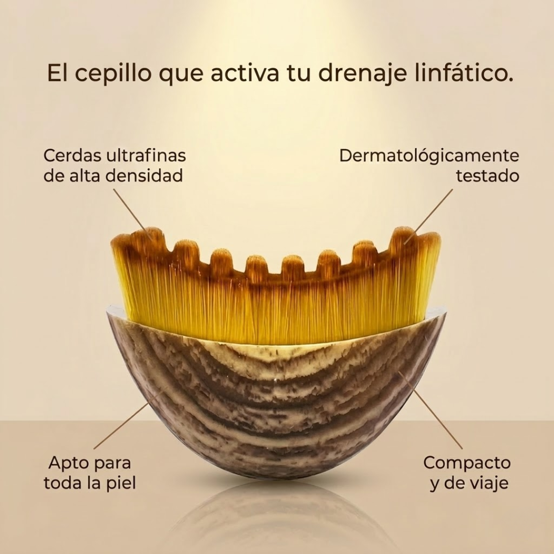LUVAWELL | Cepillo Facial Para Masajes de Drenaje Linfatico