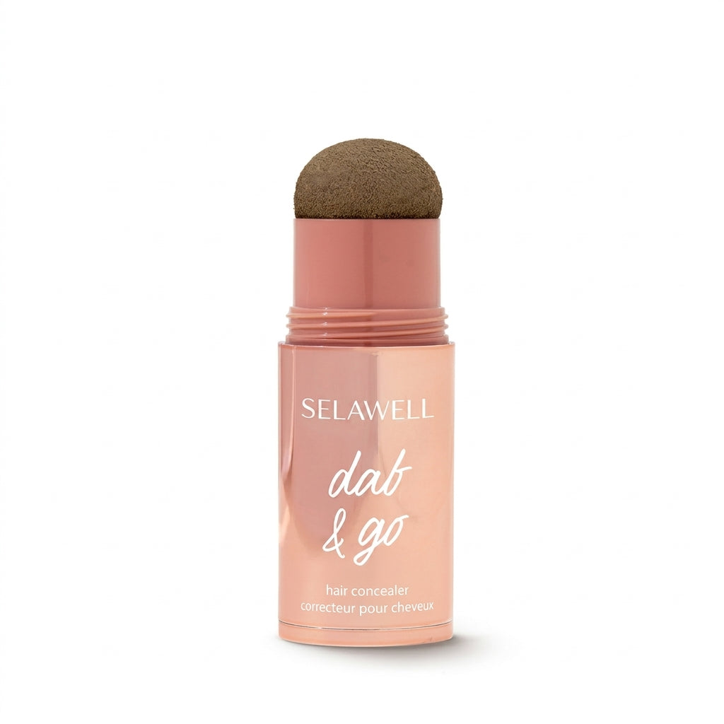 LUVAWELL Dab & Go — Corrector capilar que cubre las canas y las raíces en 10 segundos