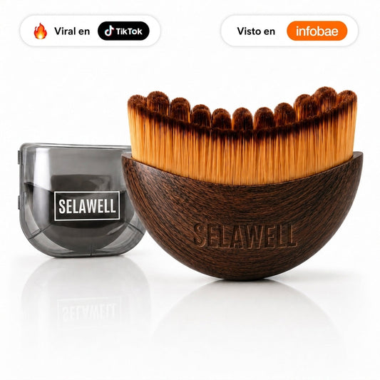 LUVAWELL | Cepillo Facial Para Masajes de Drenaje Linfatico