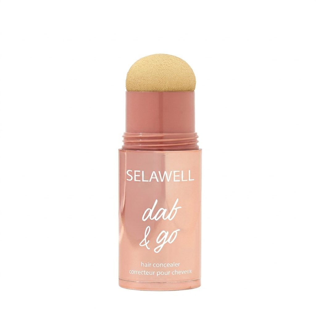 LUVAWELL Dab & Go — Corrector capilar que cubre las canas y las raíces en 10 segundos
