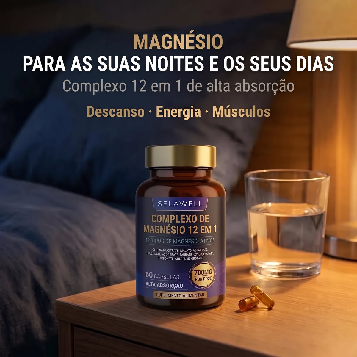 Complejo de Magnesio 12 en 1 - LUVAWELL PORTUGAL