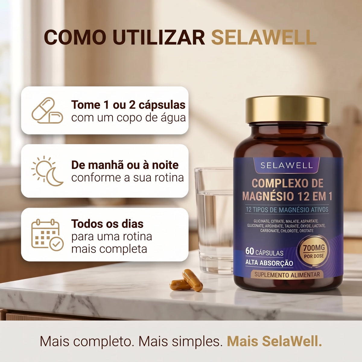 Complejo de Magnesio 12 en 1 - LUVAWELL PORTUGAL