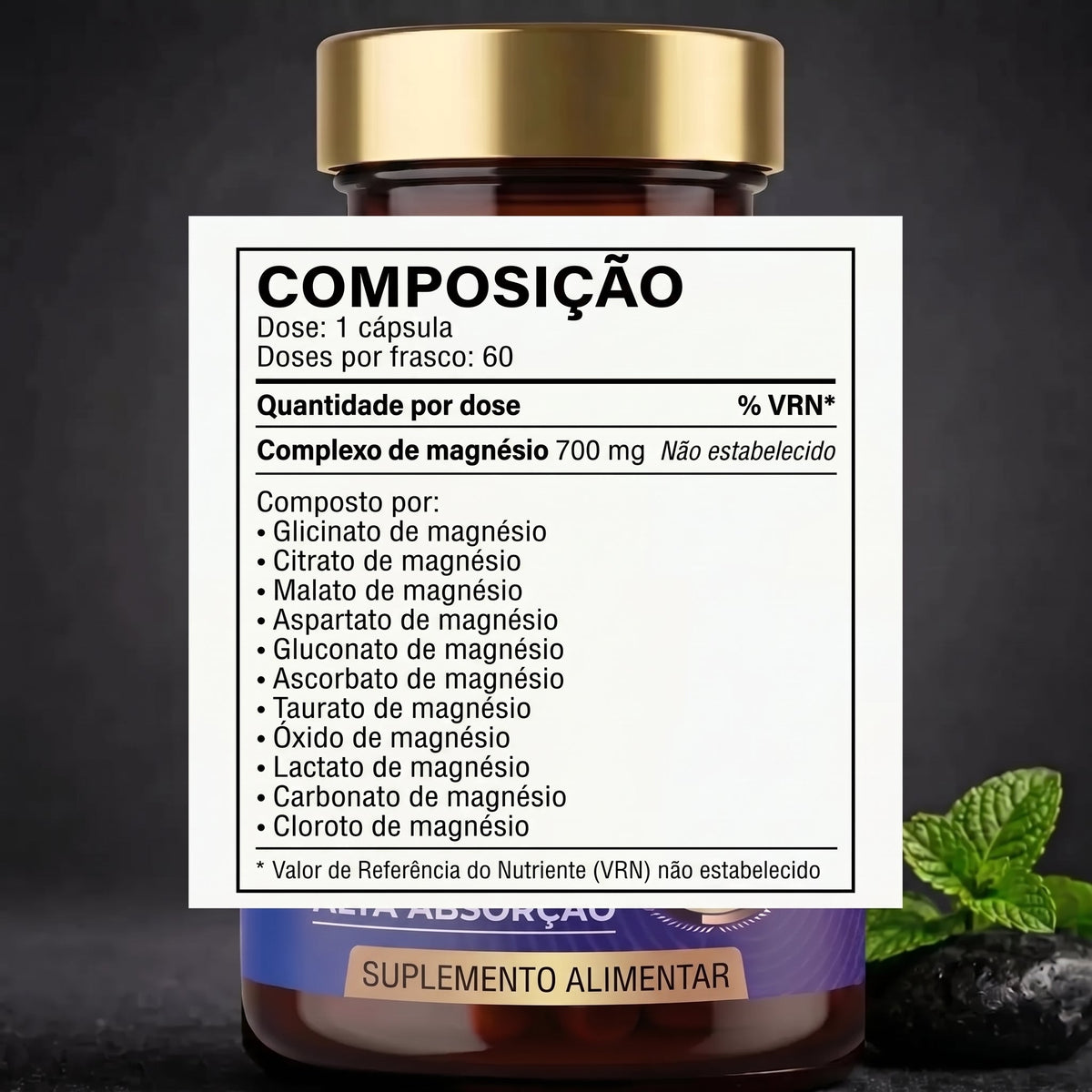 Complejo de Magnesio 12 en 1 - LUVAWELL PORTUGAL