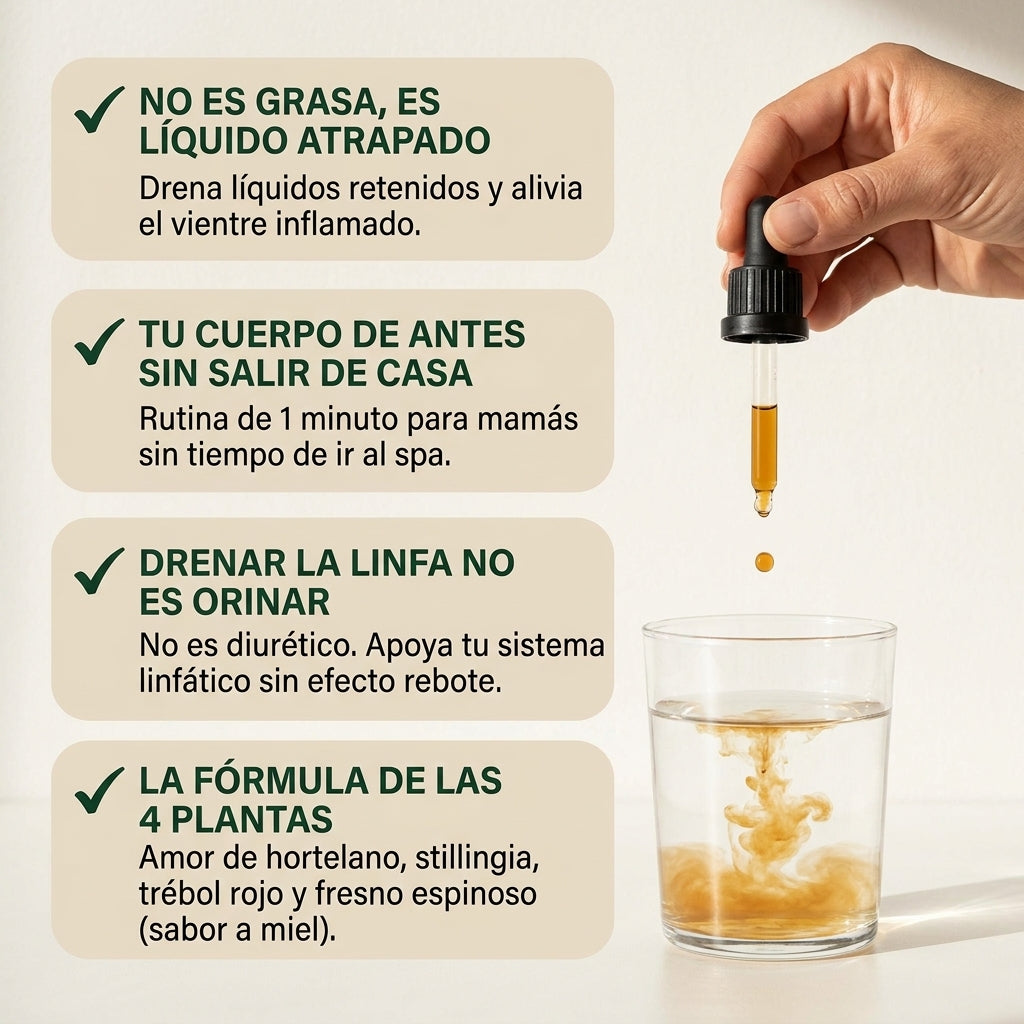 Pack 6 Meses LUVAWELL | Gotas para el Vientre Inflamado y Líquido Retenido Postparto