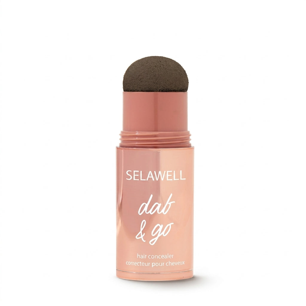 LUVAWELL Dab & Go — Corrector capilar que cubre las canas y las raíces en 10 segundos