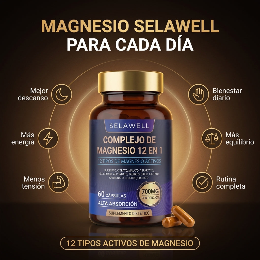 Complejo de Magnesio 12 en 1 - LUVAWELL