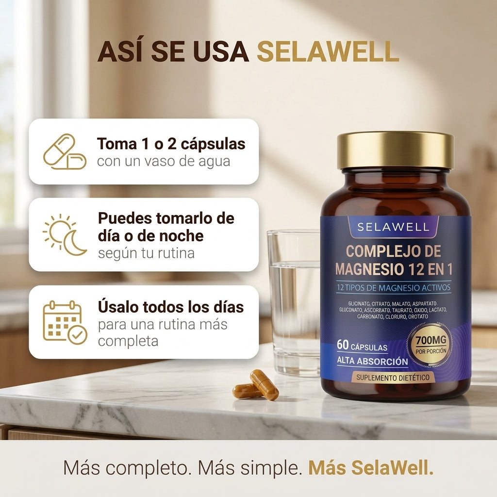 Complejo de Magnesio 12 en 1 - LUVAWELL
