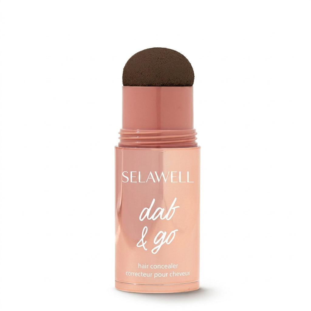 LUVAWELL Dab & Go — Corrector capilar que cubre las canas y las raíces en 10 segundos