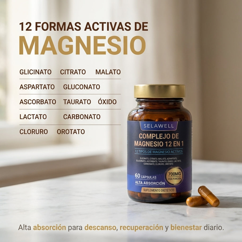 Complejo de Magnesio 12 en 1 - LUVAWELL