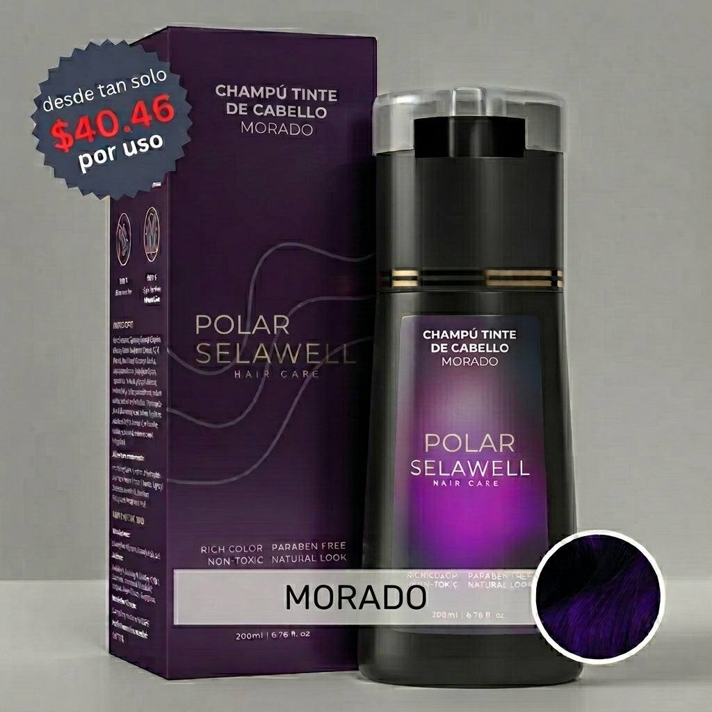 LUVAWELL | Shampoo de tinte instantáneo