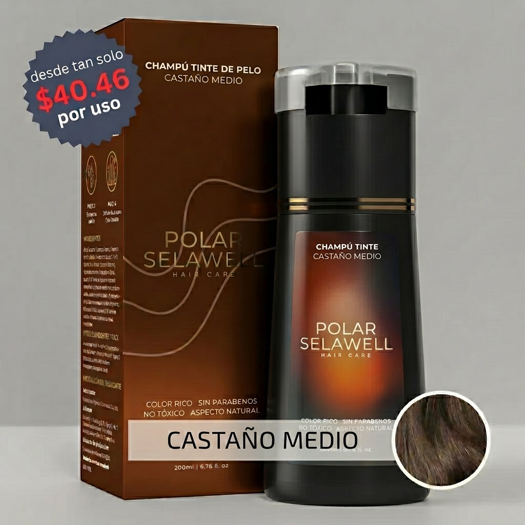 LUVAWELL | Shampoo de tinte instantáneo