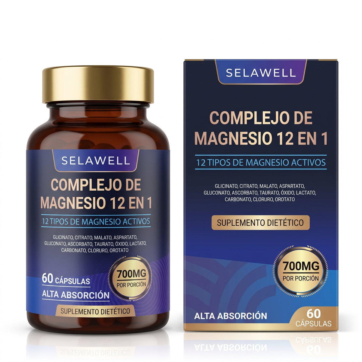 Complejo de Magnesio 12 en 1 - LUVAWELL