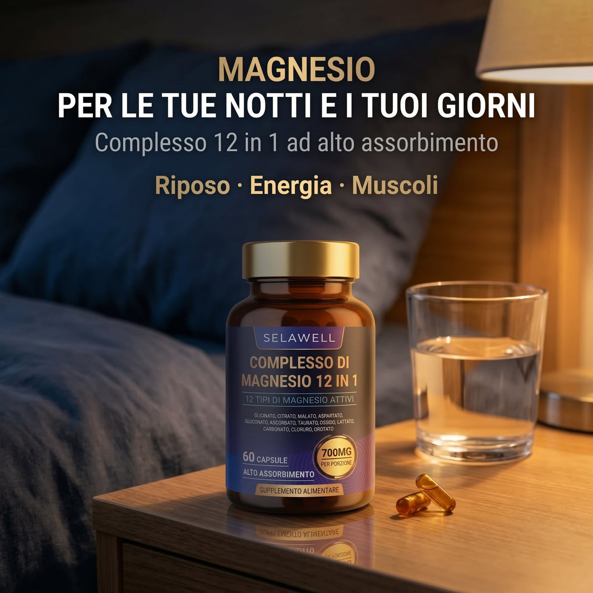 Complejo de Magnesio 12 en 1 - LUVAWELL ITALIA