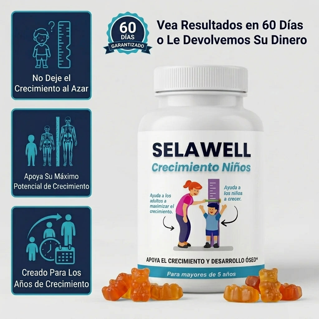 Gomitas LUVAWELL Grow Spark para niños y adolescentes