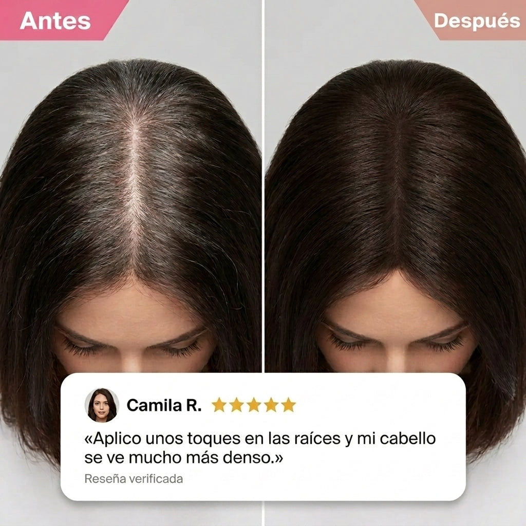 LUVAWELL Dab & Go — Corrector capilar que cubre las canas y las raíces en 10 segundos