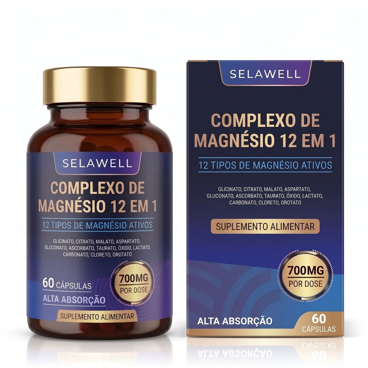 Complejo de Magnesio 12 en 1 - LUVAWELL PORTUGAL
