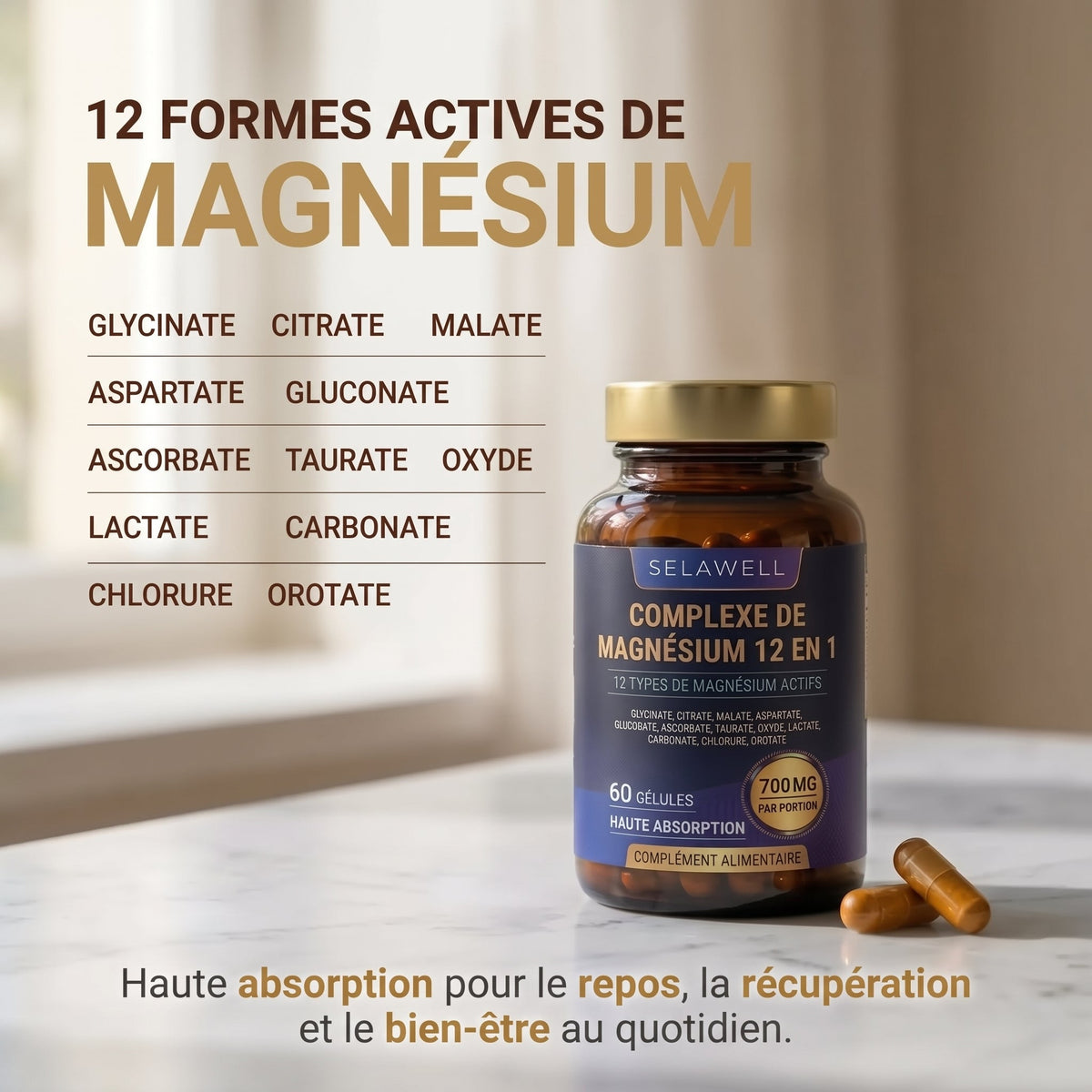 Complejo de Magnesio 12 en 1 - LUVAWELL FRANCIA