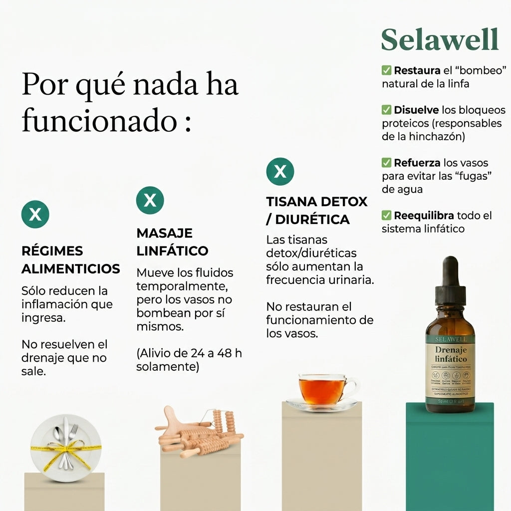 Pack 4 meses LUVAWELL | Gotas de Bienestar para Drenaje Linfatico